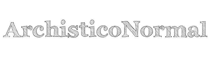 Archistico Normal Font