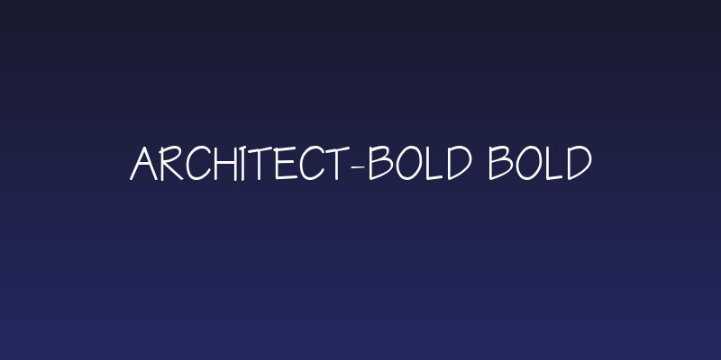 Architect-Bold Bold Social Header