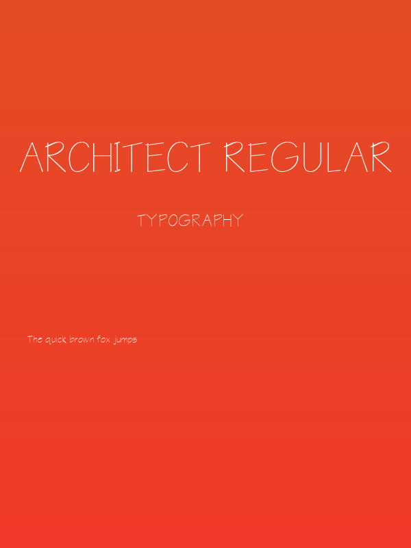 Architect Regular Poster