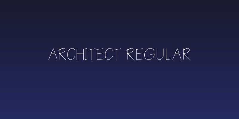 Architect Regular Social Header