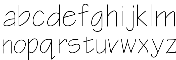 Architect Font LOWERCASE