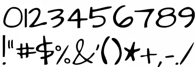 Architects Daughter Regular Font OTHER CHARS