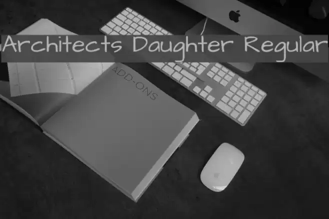 Architects Daughter Regular Font examples