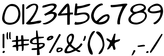 Architects Daughter Font OTHER CHARS