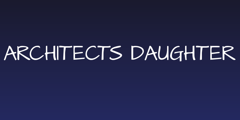 Architects Daughter Social Header