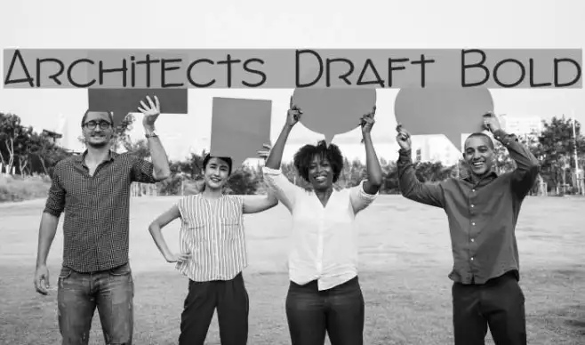 Architects Draft Bold Example 2