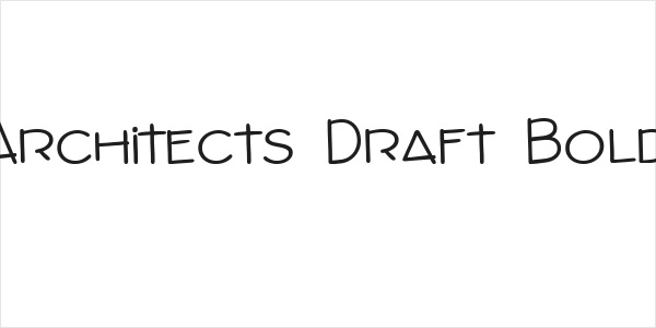 Architects Draft Bold Logo