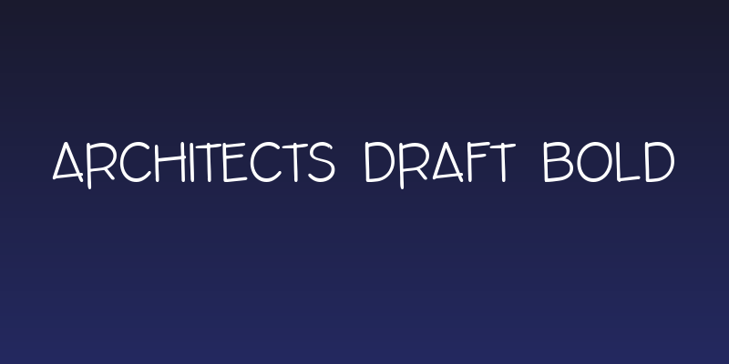 Architects Draft Bold Social Header