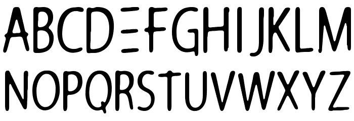Architects Pen Font LOWERCASE