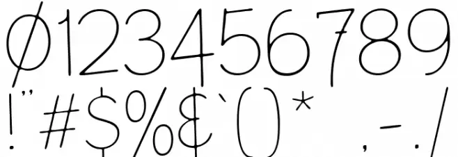 ArchitectsDraft Font OTHER CHARS