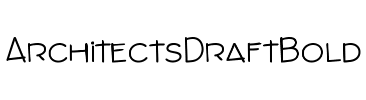 ArchitectsDraftBold  font caratteri gratis