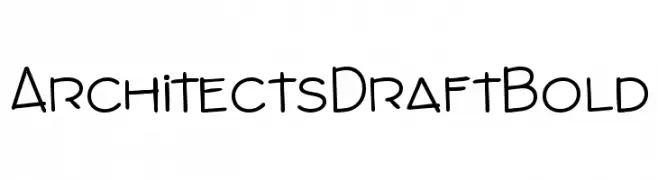 ArchitectsDraftBold  Frei Schriftart Herunterladen