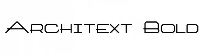 Architext Bold  les polices de caractères gratuit tlcharger