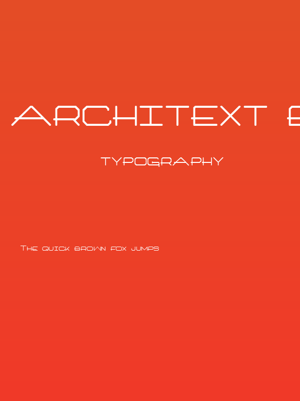 Architext Bold Poster