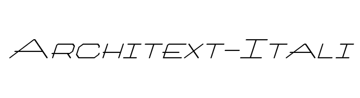 Architext-Itali  Free Fonts Download