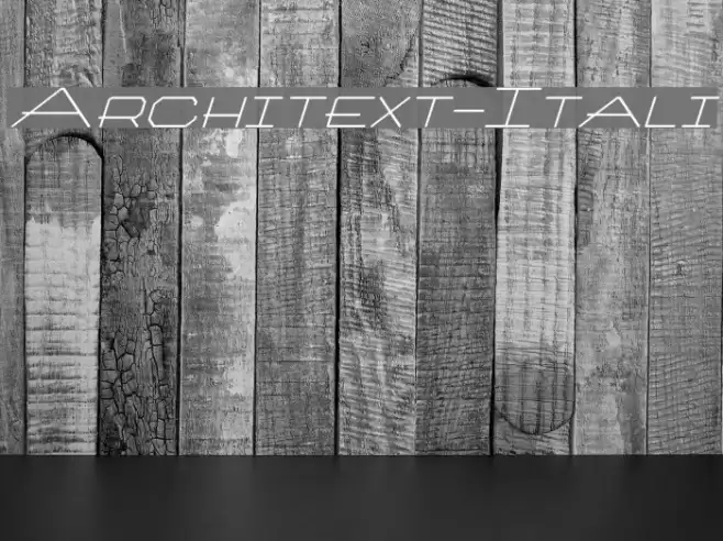 Architext-Itali フォント examples