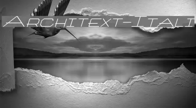 Architext-Itali フォント examples