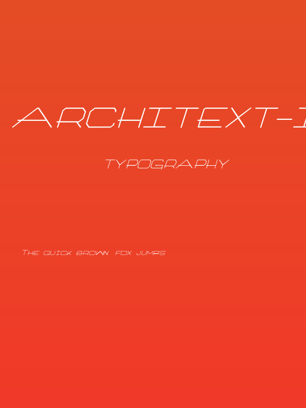 Architext-Itali Poster
