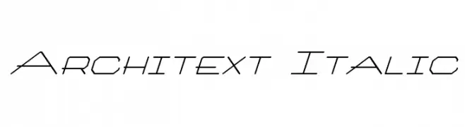 Architext Italic  Fuentes Gratis Descargar