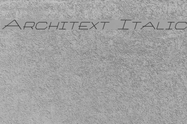 Architext Italic 字体 examples
