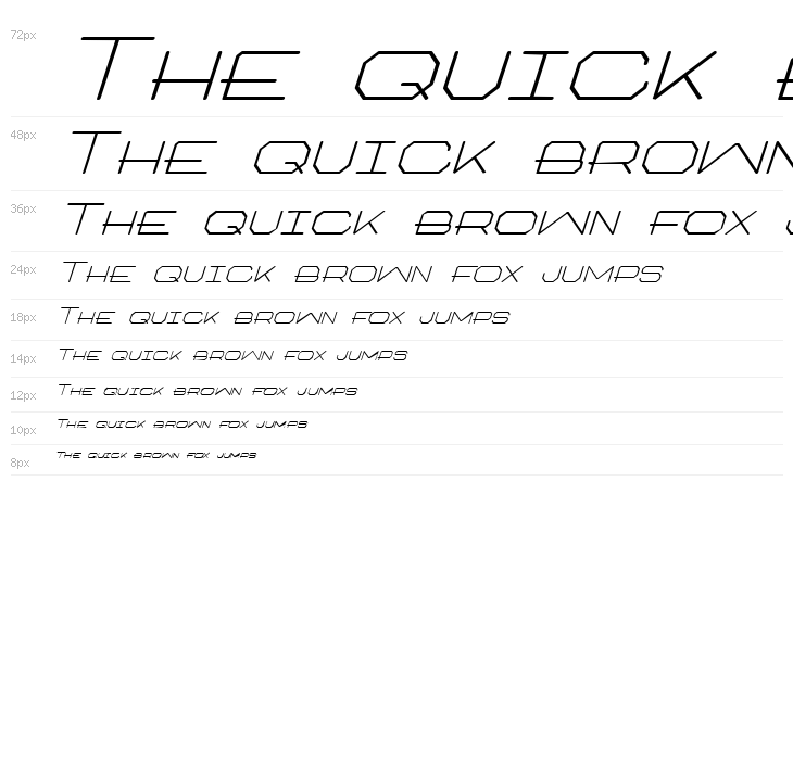 Architext Italic Waterfall