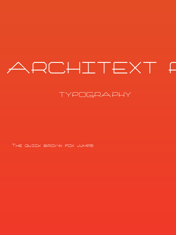 Architext Regular Poster