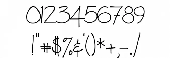 Architext Font OTHER CHARS