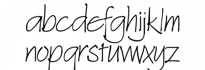 Architext Font LOWERCASE