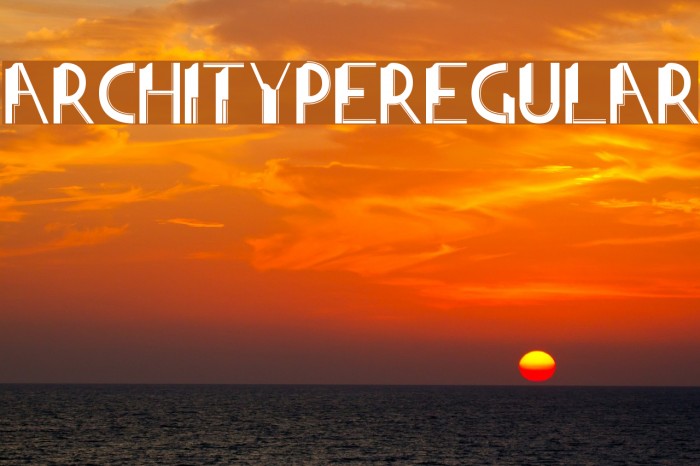 ArchitypeRegular Example 1