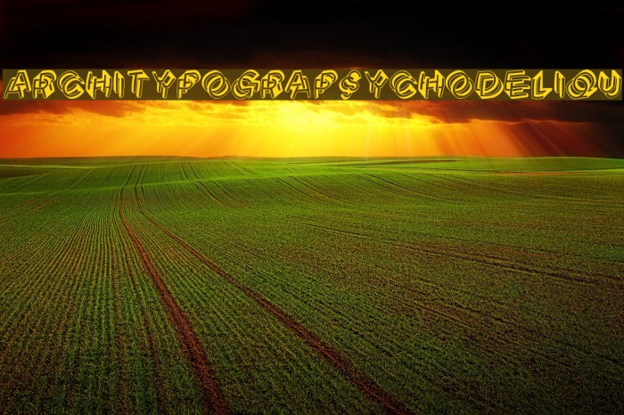 ArchitypograPsychodeliqu Font examples