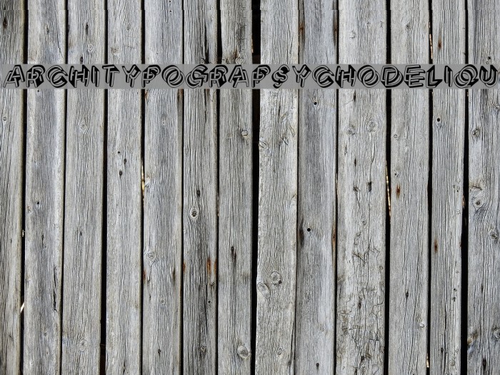 ArchitypograPsychodeliqu Font examples