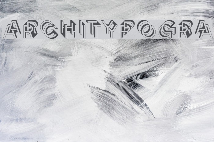 Architypogra Font examples