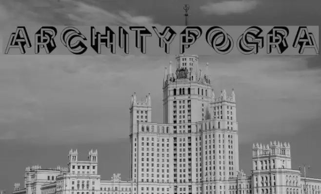 Architypogra Font examples