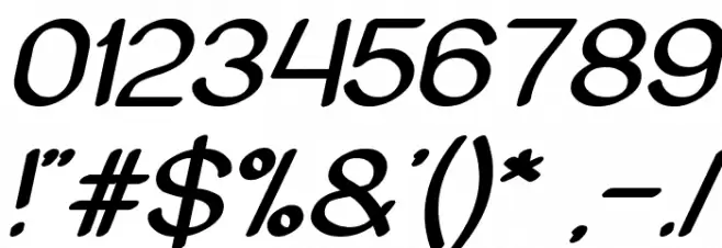 Archive Bold Italic Font OTHER CHARS