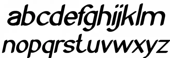 Archive Bold Italic फ़ॉन्ट लोअरकेस