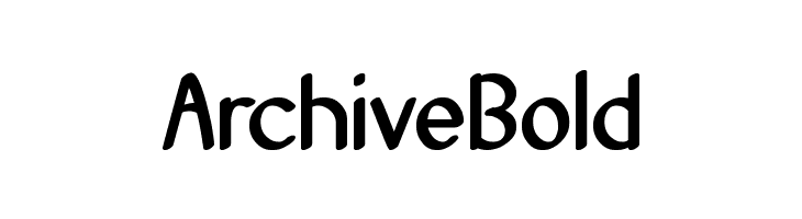 Archive Bold  Descarca Fonturi Gratis