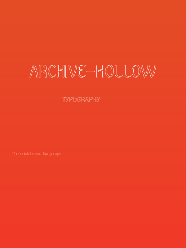 Archive-Hollow Poster