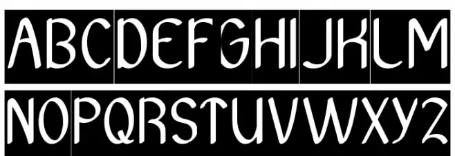 Archive-Inverse Schriftart Groß