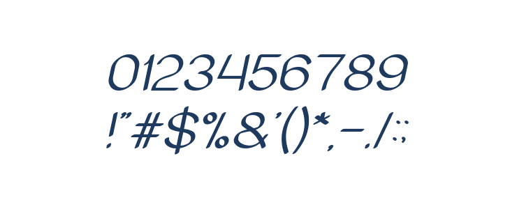 Archive Italic Other Characters