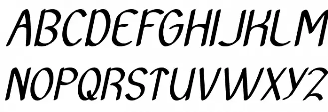 Archive Italic Fonte MAIÚSCULAS