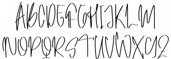 Archive Signature 字体 大写