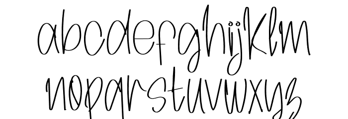 Archive Signature Font LOWERCASE