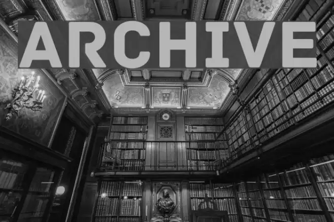 Archive Font examples
