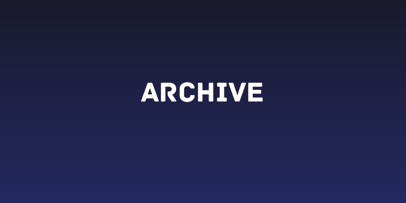Archive Social Header