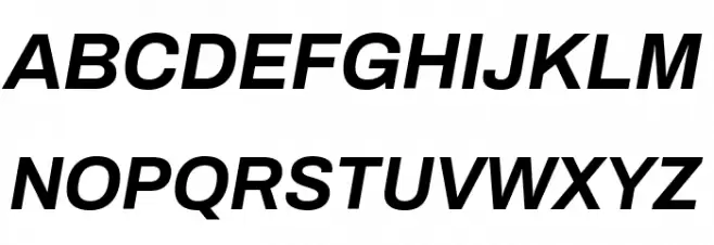 Archivo Bold Italic خط أحرف كبيرة