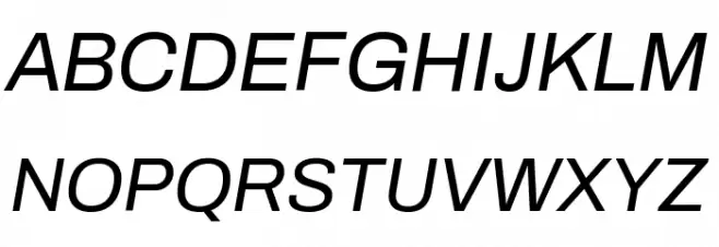 Archivo Italic Fonte MAIÚSCULAS