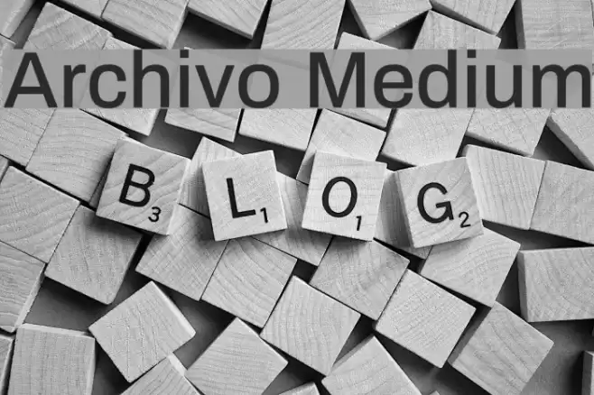 Archivo Medium Font examples