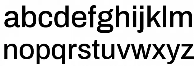 Archivo Medium 字体 小写