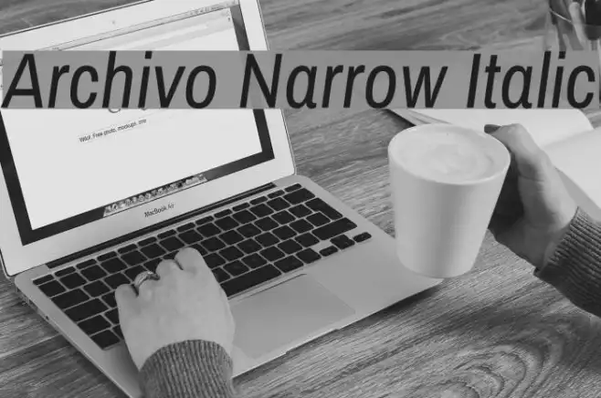 Archivo Narrow Italic Example 1