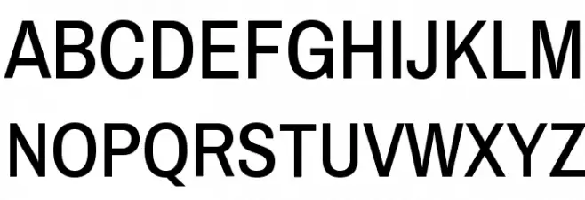 Archivo Narrow Medium Schriftart Groß